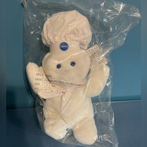 Pillsbury Giggling DoughBoy stuffed toy. New, never used,still in original bag.